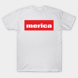 Merica Words Millennials Use America T-Shirt